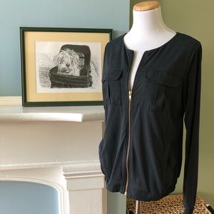 Next Black Zip-Up Jacket